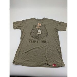 Meridian Line T Shirt Adult Size XL Hiking Nature Off Grid Keep It Wild Kodiak